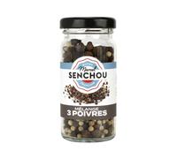 MARCEL SENCHOU - 3 POIVRES GRAINS 45G (NOIR, BLANC, JAMAIQUE) - Epices - sels & poivres - 4521500