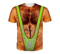 Marcel T Shirt Homme Mao Papy Noel Baseball Haut Correcteur Message Ventre Leopard Papillon Classique Flingueurs Coude Parfait Paysan Gainant Pochette Élégant Monkey