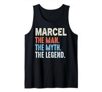 Marcel The Legend Name Personnalisé Cute Idea Men Vintage Débardeur