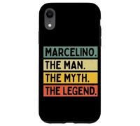 Marcelino The Man The Myth The Legend Funny Personnalisé Coque pour iPhone XR