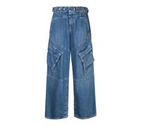 Marcelo Burlon - Jean Cargo Bleu Aw23 - Homme - Jeans - Bleu - Taille: S