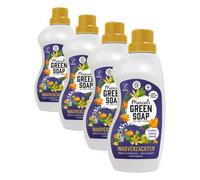 Marcel's Green Soap - Adoucissant Ambre & Ylang Ylang - Pour le linge blanc et de couleur - Vegan - 30 cycles de lavage - 750 ml (Lot de 4)