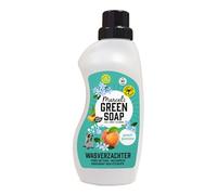 Marcel's Green Soap - Adoucissant Pêche & Jasmin - Assouplissant - Vegan - Formule sans microplastiques - Bouteille en plastique 100% recyclé - Rechargeable - 30 lavages - 750ml