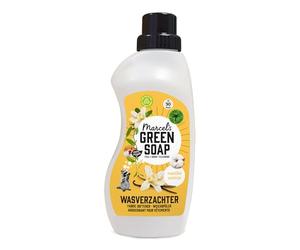 Marcel's Green Soap - Adoucissant Vanille & Fleur de Cerisier - Assouplissant - Vegan - Formule sans microplastiques - Bouteille en plastique 100% recyclé - Rechargeable - 30 lavages - 750ml