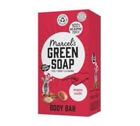 Marcel's Green Soap - Barre de Douche Argan & Oudh - Formule sans microplastique - Vegan - 150 g