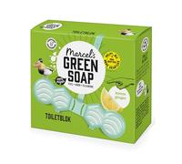 Marcel's Green Soap - Bloc de toilettes Citron & Gingembre - Formule sans microplastiques - Vegan - 35 g