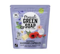 Marcel's Green Soap Capsules pour le linge Fleurs sauvages - Lessive Pods - 85% moins de plastique - Recyclable