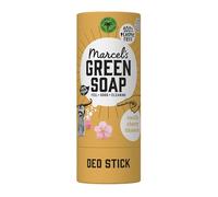 Marcel's Green Soap - Déodorant Stick Vanille & Cerise - Antitransparent sans aluminium ni alcool - Végétalien - 40 G