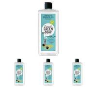 Marcel's Green Soap - Gel Douche Mimosa & Cassis - Sans microplastique - Bouteille en plastique recyclé - Végétalien - 300 ml (Lot de 4)