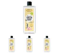 Marcel's Green Soap - Gel douche Vanille & Fleurs De Cerisier - Sans microplastique - Bouteille en plastique recyclé - Végétalien - 300 ml (Lot de 4)