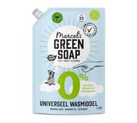 Marcel's Green Soap - Lessive universelle recharge 0% - Refill - Linge blanc et de couleur - Vegan - Formule sans microplastique - 23 lavages - 1L