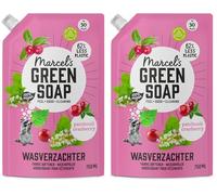 Marcel's Green Soap - Recharge d'adoucissant Patchouli & Canneberge - Adoucissant liquide - Sans microplastiques ni huile de palme - Végétalien - 750ml (Lot de 2)