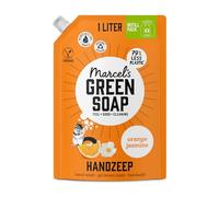 Marcel's Green Soap - Recharge de savon pour les mains 1L Orange & Jasmin - Recharge - Formule sans microplastiques - Vegan - Emballage recyclable - 1L (1000 ml)