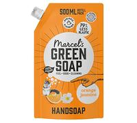 Marcel's Green Soap - Recharge de savon pour les mains Orange & Jasmin - Végétalien - 500 ML