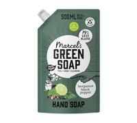 Marcel's Green Soap - Recharge de savon pour les mains Poivre noir & Bergamote - Formule sans microplastique - Recharge de savon pour les mains - Vegan