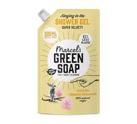 Marcel's Green Soap - Recharge gel douche vanille & fleur de cerisier - Lotion lavante - Végétalien - 500 ml