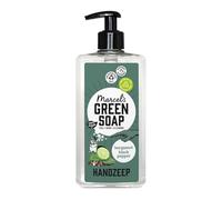 Marcel's Green Soap - Savon pour les mains Poivre Noir & Bergamote - Formule sans microplastiques - Flacon en plastique 100% recyclé - Vegan - Rechargeable - 500 ml