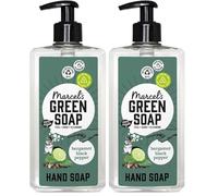 Marcel's Green Soap - Savon Pour les Mains Poivre Noir & Bergamote - Savon liquide - Vegan - 500 ml (Lot de 2)