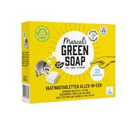 Marcel's Green Soap - Tablettes Pour Lave-Vaisselle - Pastilles Pour Lave-Vaisselle - Feuille dissoluble - Végétalien - 25 pièces