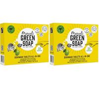 Marcel's Green Soap - Tablettes Pour Lave-Vaisselle - Pastilles Pour Lave-Vaisselle - Feuille dissoluble - Végétalien - 25 pièces (Lot de 2)