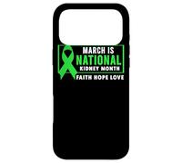 March is National - Mois de Sensibilisation à la maladie des Reins Coque pour iPhone 17 Pro Max