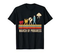 March of Progress Data Storage Tech Evolution Computer Geek T-Shirt