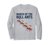 March of The Bull Ants Colony Panneau de Danger drôle Entomologie Manche Longue