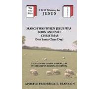March Was When Jesus Was Born And Not Christmas