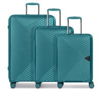 March15 Trading Gotthard Edition 4 roulettes Set de valises 3 pièces vert