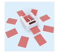 Marchand automatique de cartes de Poker, 360° tournant entièrement automatique Machine de Poker de Robot de marchand de cartes avec écran d’affichage LED, Shuffler de cartes de Poker intelligent pour