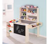 Marchande Avec Caisse Éléctronique - Roba - Blanc-Gris - Jouets D'imitation - Mixte - Enfant