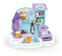 Smoby Marchande de glaces Frozen – 22 accessoires, caisse enregistreuse et figurine Olaf