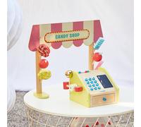 Janod Jeu éducatif Applepop Candy Cart doré pour enfants