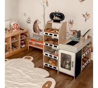 Marchande enfant en bois, jeu créatif