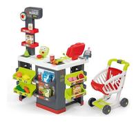 Marchande pour Enfant - SMOBY - 350213 A25 - Chariot de Course Inclus - Vraie Calculatrice - 42 Accessoires