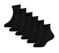 Marchare Chaussettes pour garçons et filles, pack de 6 paires de chaussettes épaisses et rembourrées en coton pour le sport et la course à pied.