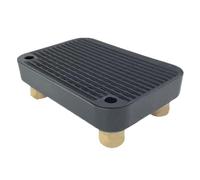 Marche à litière avec filtre anti-dispersion, 30 x 20,7 x 9 cm, bac à déjections canines anti-trace, facile à nettoyer, pour une utilisation en intérieur et en extérieur