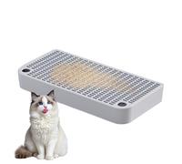 Marche à litière pour chat - Marchepied pour litière | Marches pour litière | Piège à litière double couche avec fonction filtre | Rampe de toilette étanche pour chaton domestique