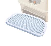 Marche à litière pour chat - Rampe anti-enlèvement lavable - Tapis de ramassage à double couche - Pour une utilisation en intérieur, dans les appartements, les chambres, les salons et les camping-cars