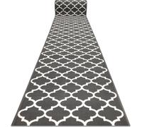 Marche BCF MORAD Trelis grille marocaine gris / crème 90 cm gris 90x470 cm
