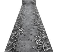 Marche BCF MORAD Trio fleurs, feuilles gris 80 cm gris 80x330 cm