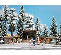 Busch 1183 Christmas Market Set HO Structure Scale Model