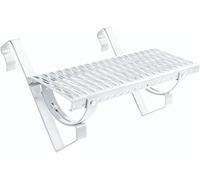 Marche de Toit pour ramoneur - Marchepied 100cm pour tuiles et tuiles plates à Accrocher (RAL 9006 -Argent)