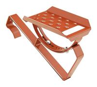 Marche de Toit pour ramoneur - Marchepied 25cm pour tuiles et tuiles plates à Accrocher (RAL 8004 - Rouge Brique)