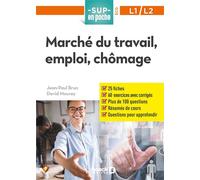 Marché du travail, emploi, chômage 2019 - Jean-Paul Brun - De Boeck Supérieur - broché - Etude