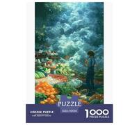 Marché Fantastique Puzzles 1000 Pièces Jeu De Défi Jouet Adultes Et Enfants Coloré Life Puzzle Impossible Défi Éducatif Entraînement Cérébral Cadeau Décoration Maison 70x50cm/1000pcs