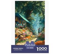Marché Fantastique Puzzles 1000 Pièces Jeu De Défi Jouet Adultes Et Enfants Coloré Life Puzzle Impossible Défi Éducatif Loisirs Cadeau Décoration Maison 38x26cm/1000pcs