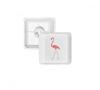 Marche Flamingo Pattern PBT Keycaps pour clavier mécanique Blanc OEM sans Marquage d'impression R3 multicolore