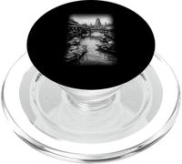 Marché Flottant Ayutthaya Thaïlande Temple Rivière PopSockets PopGrip pour MagSafe