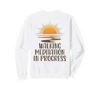 Marche, méditation en Cours, Sunrise Path, Yoga Mindful Sweatshirt